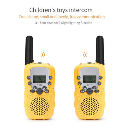 2Pcs / 3Pcs Mini Walkie Talkie 22 Channels Push Talk LCD Screen Range 3-5Km Radio Gift Kids Game Toys