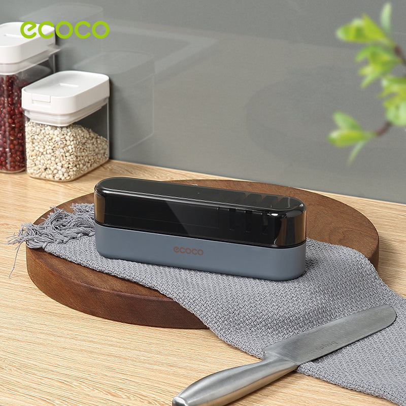 Ecoco Kitchen Knife Sharpener 4 Stage Handheld Sharpening Tool Scissors Blade Cleaver Whetstone Grit