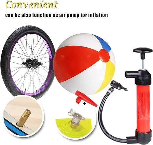 【SKIT SG】Aircon Drainage Hand Pump / Fish Tank Pump/ Multi-Use Transfer Pump / Pumping Oil And Gas With Siphon Pipe To Transport Manual Pump Liquid Chemical Delivery Pump Hand Pump Car, Petrol Diesel Water Fuel Syphon Pump Siphon Water Sucker Transfer Kit