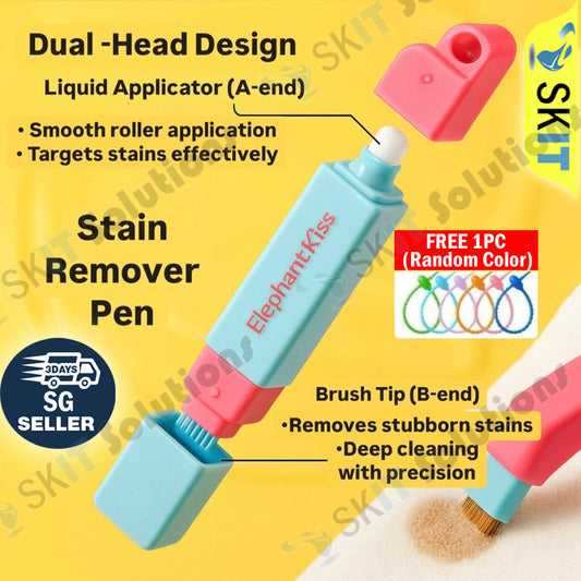 Portable Stain Remover Pen Anti Yellowing Removal Fabric Clothes Spot Cleaner Shirt Shoes Bag 12ml