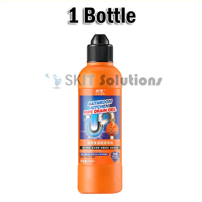 500ml Duer Pipe Dredge Gel Powerful Clog Remover for Toilet Kitchen Sewer Drain Cleaner Deodorizer