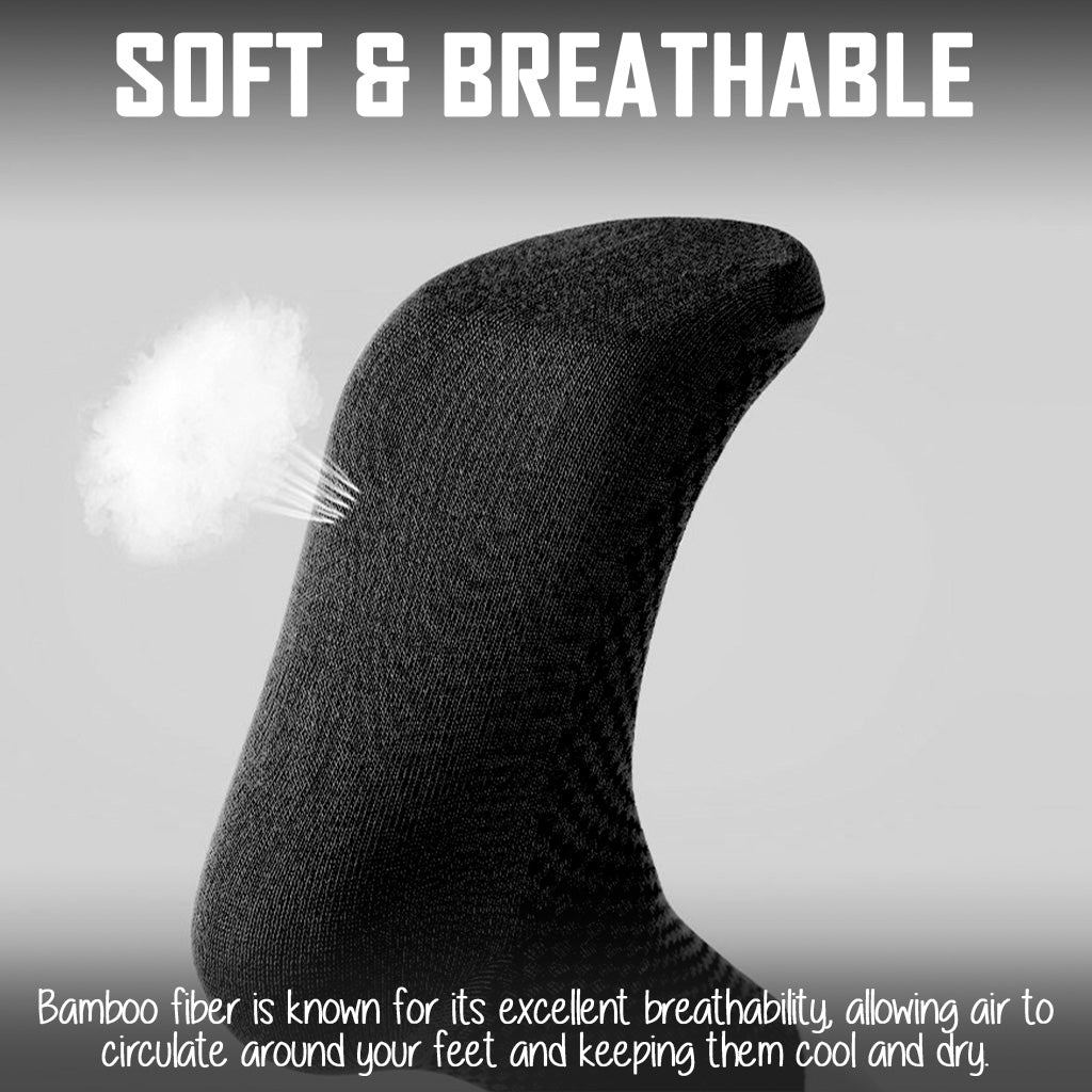 Men Bamboo Fiber Business Quarter Ankle Socks Cotton Male Breathable Anti-Bacteria Odor Resistant