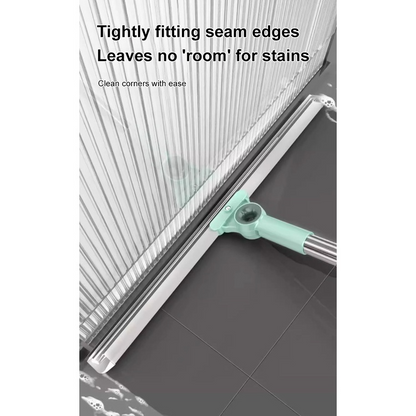 35cm/50cm Silicone Scraper Broom Wiper Extendable Rotatable Floor Glass Window Cleaning Tool Bathroom Mop