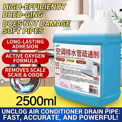 500/1500/2500ml Aircon Drain Pipe Cleaner AC Choke Remover Slime Algae Jelly Gel Dissolver PVC Hose