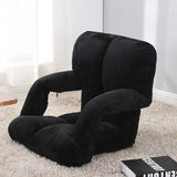 Adjustable Relaxing Folding Sofa Bed w/ Handle Multifunctional Foldable Reclining Chair 5 Position Furniture Living Room