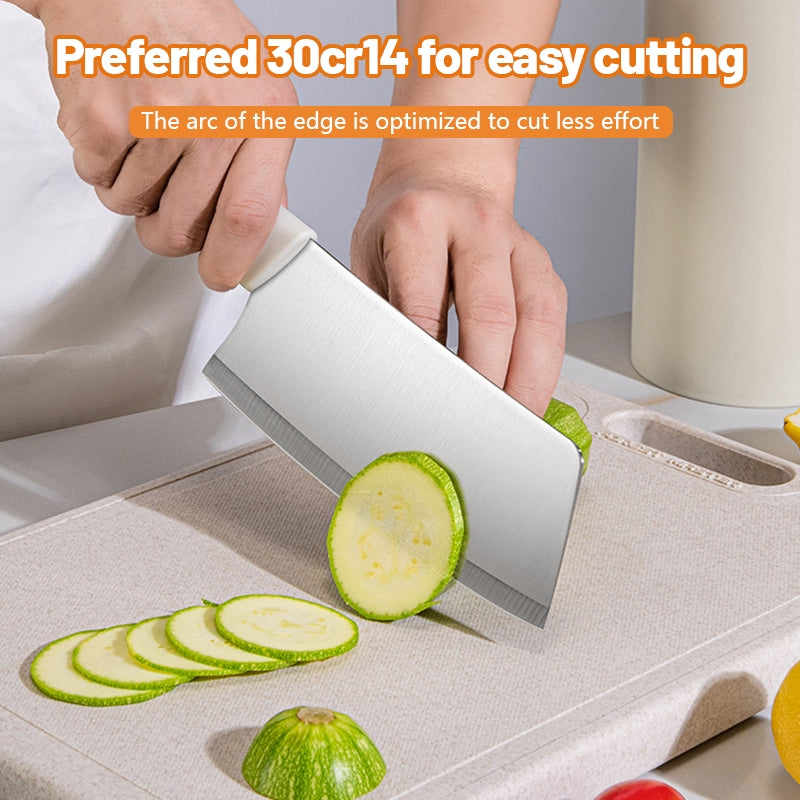 5in1 Kitchen Knife Set Stainless Steel Chef Utility Santoku Paring Knife Scissors with Detachable Holder