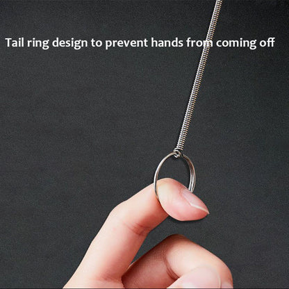 Stainless Steel Pipe Cleaning Brush Tool for Aircon AC Fridge Refrigerator Drain Hole Unclog Unblocker