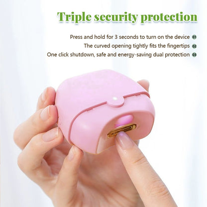 Electric Nail Clipper Rechargeable Trimmer with LED Light Safe Design for Baby Seniors Manicure