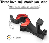 2Pack Car Back Seat Hooks Vehicle Headrest Mobile Phone Mount Holder Hanger for Holding Smartphones Hanging Bag Grocery
