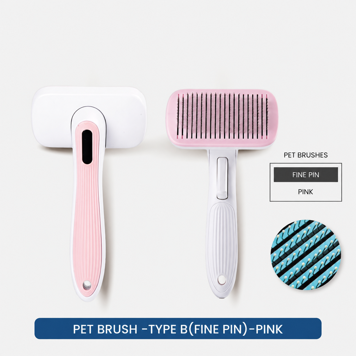 Self-Cleaning Pet Grooming Brush for Cats & Dogs