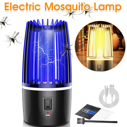 4000mah Mosquito Killer Lamp USB Rechargeable Portable Trap Repellant Electric Home UV LED Zapper