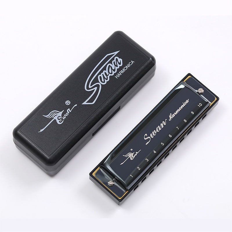 10 Holes C Tune Key Diatonic Harmonica Gaita Beginner Kids Adult Master Xmas Gift Party Goodie Bag