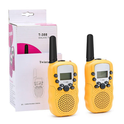 2Pcs / 3Pcs Mini Walkie Talkie 22 Channels Push Talk LCD Screen Range 3-5Km Radio Gift Kids Game Toys