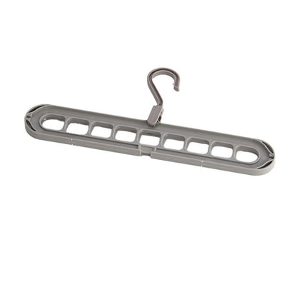 9-Hole Magic Clothes Hanger Foldable Space Saving Wardrobe Closet Organizer Anti-Slip - 5 Colors