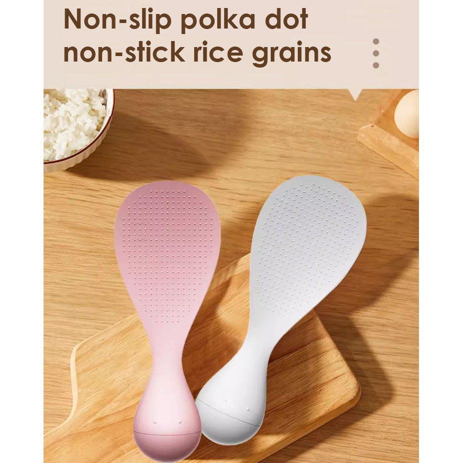 Tumbler Non-Stick Rice Spoon Standable Anti-Scald Non-Slip Easy Clean Kitchen Serving Scoop Shovel