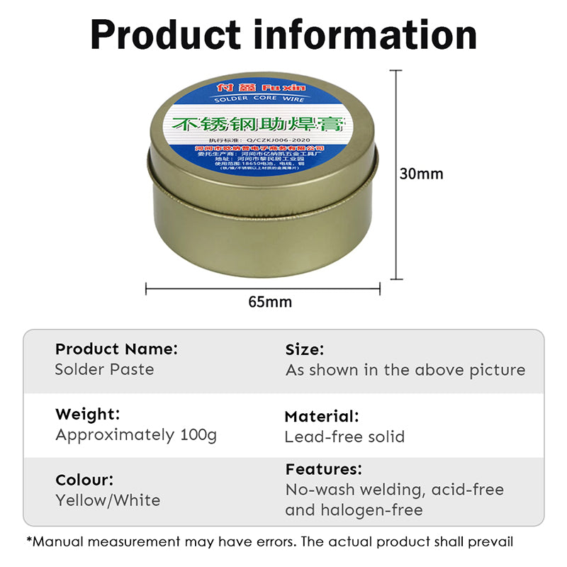 35g 100g Lead Free No Clean Solder Paste Rosin Welding Soldering Wire Flux for Electronic PCB Repair