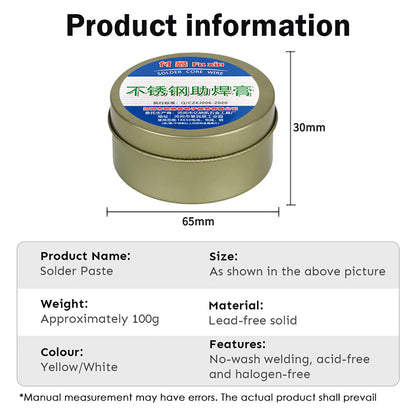 35g 100g Lead Free No Clean Solder Paste Rosin Welding Soldering Wire Flux for Electronic PCB Repair