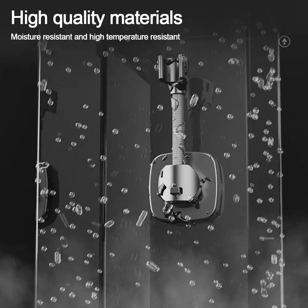 Adjustable Shower Head Suction Cup Holder Showerhead Bracket No Drill FREE Wall Mount Bathroom Bidet