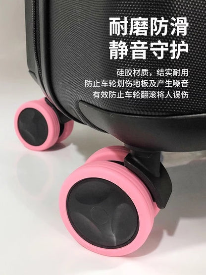 Travel Luggage Wheel Protector Case Wheels Protective Cover Trolley Box Caster Suitcase Accessories