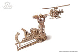 Ugears Aviator ★Mechanical 3D Puzzle Kit Model Toys Gift Present Birthday Xmas Christmas Kids Adults