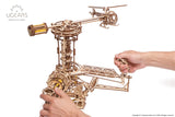 Ugears Aviator ★Mechanical 3D Puzzle Kit Model Toys Gift Present Birthday Xmas Christmas Kids Adults
