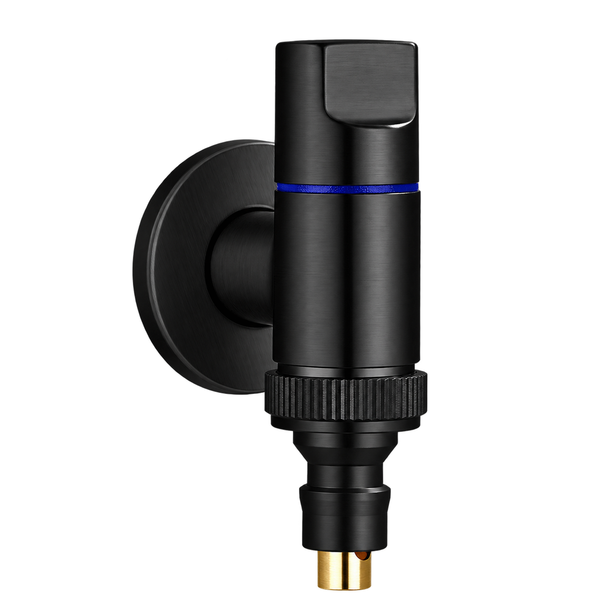【SKIT SG】Universal Bathroom Washing Machine Faucet Mini Brass Angle Valve Bidet Dual-purpose Valve Dual-control Dual-cooking Faucet Quick Installation