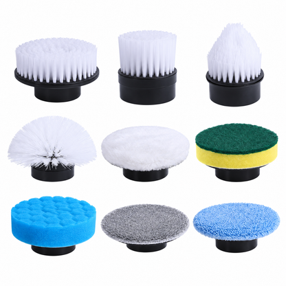 9-in-1 Electric Spin Scrubber Set
