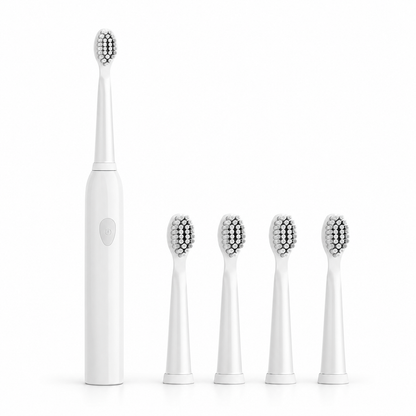 Powerful Ultrasonic Electric Toothbrush USB Rechargeable Adult Electronic Washable Power Ultra Sonic Tooth Brush+4 Heads