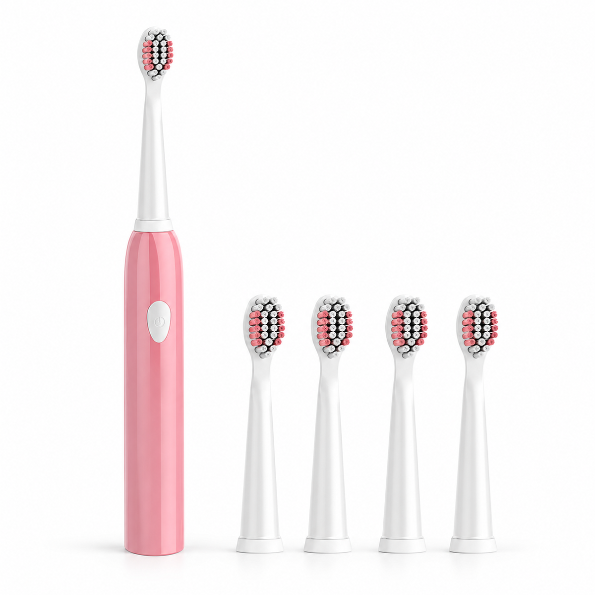Powerful Ultrasonic Electric Toothbrush USB Rechargeable Adult Electronic Washable Power Ultra Sonic Tooth Brush+4 Heads