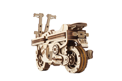 Ugears Moto Compact Folding Scooter ★Mechanical 3D Puzzle Kit Model Toys Gift Present Birthday Xmas Christmas Kids Adults