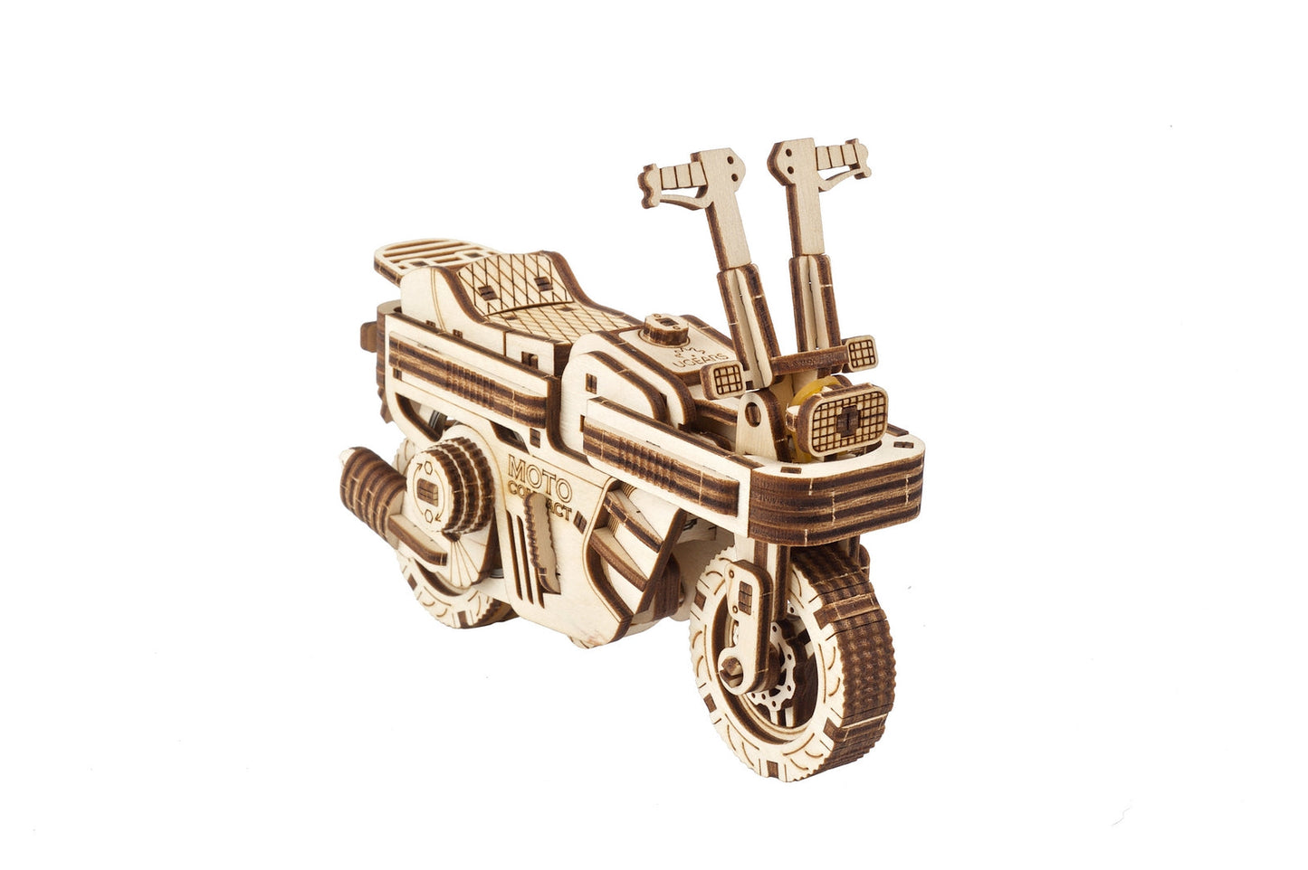 Ugears Moto Compact Folding Scooter ★Mechanical 3D Puzzle Kit Model Toys Gift Present Birthday Xmas Christmas Kids Adults