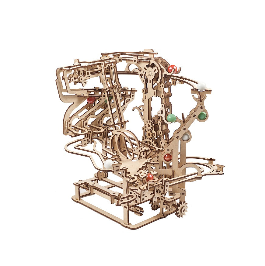 Ugears Marble Run Chain Hoist ★Mechanical 3D Puzzle Kit Model Toys Gift Present Birthday Xmas Christmas Kids Adults