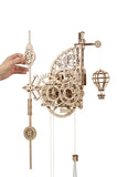 Ugears Aero Clock ★ Mechanical 3D Puzzle Kit Model Birthday Xmas Christmas Gift Present Kids Adults Toys
