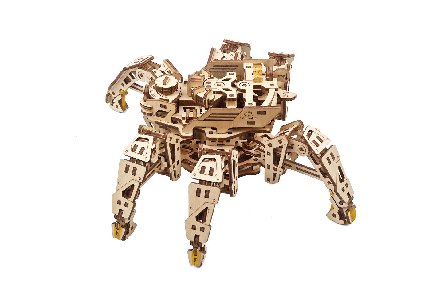 Ugears Hexapod Explorer ★Mechanical 3D Puzzle Kit Model Toys Gift Present Birthday Xmas Christmas Kids Adults