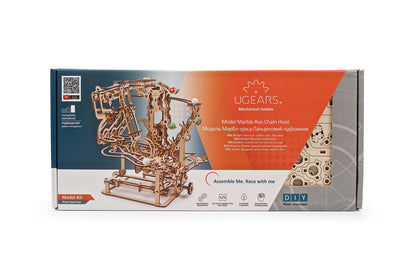 Ugears Marble Run Chain Hoist ★Mechanical 3D Puzzle Kit Model Toys Gift Present Birthday Xmas Christmas Kids Adults