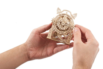 Ugears Vintage Alarm Clock ★Mechanical 3D Puzzle Kit Model Toys Gift Present Birthday Xmas Christmas Kids Adults