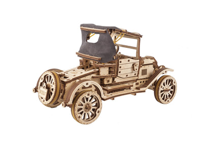 Ugears Retro Car UGT-T ★Mechanical 3D Puzzle Kit Model Toys Gift Present Birthday Xmas Christmas Kids Adults