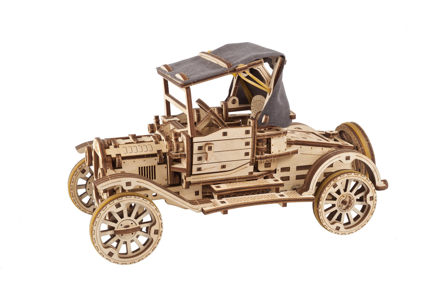 Ugears Retro Car UGT-T ★Mechanical 3D Puzzle Kit Model Toys Gift Present Birthday Xmas Christmas Kids Adults