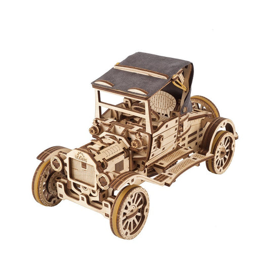 Ugears Retro Car UGT-T ★Mechanical 3D Puzzle Kit Model Toys Gift Present Birthday Xmas Christmas Kids Adults