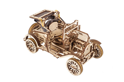 Ugears Retro Car UGT-T ★Mechanical 3D Puzzle Kit Model Toys Gift Present Birthday Xmas Christmas Kids Adults