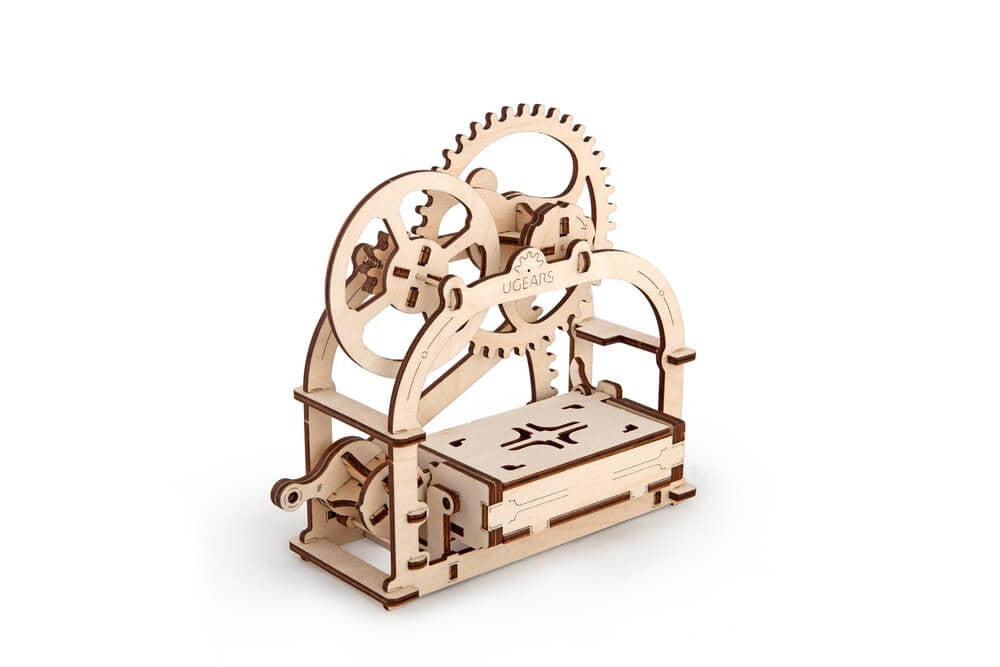 Ugears Mechanical Box Or Namecard Holder ★Mechanical 3D Puzzle Kit Model Toys Gift Present Birthday Xmas Christmas Kids Adults