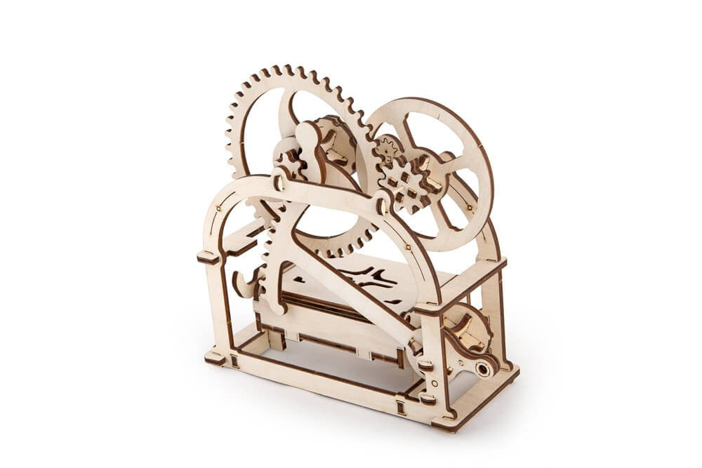 Ugears Mechanical Box Or Namecard Holder ★Mechanical 3D Puzzle Kit Model Toys Gift Present Birthday Xmas Christmas Kids Adults