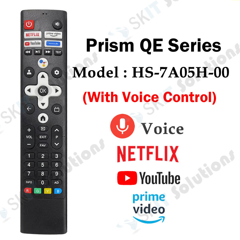 Replacement Remote for PRISM+ Q / E / QE / Ultra Series Smart TV