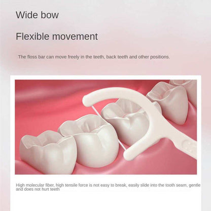 Portable Automatic Pop-Up Dental Floss Dispenser Storage Box Toothpick Oral Care Tooth Cleaning Tool