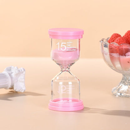 1 3 5 10 15 20 30 Min Sand Timer Hourglass Sandglass Clock Kids Game Kitchen Home Decor Teaching Aid