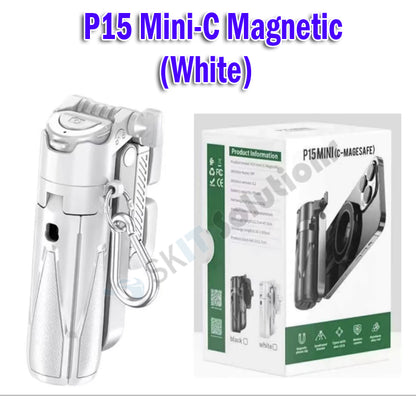 P15 Mini 3in1 Selfie Stick Tripod Stabilizer Portable Telescopic Handheld Stand w/ Remote Vlog Tool