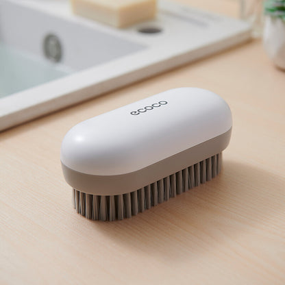 Multifunctional Ecoco Bathroom Laundry / Shoe Brush Soft Fur Cleaning Scrubbing Brush Home Care Use