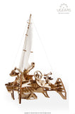 Ugears Trimaran Merihobus ★Mechanical 3D Puzzle Kit Model Toys Gift Present Birthday Xmas Christmas Kids Adults