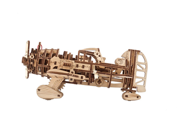 Ugears Mad Hornet Airplane ★Mechanical 3D Puzzle Kit Model Toys Gift Present Birthday Xmas Christmas Kids Adults