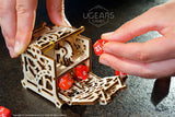 Ugears Dice Keeper ★Mechanical 3D Puzzle Kit Model Toys Gift Present Birthday Xmas Christmas Kids Adults